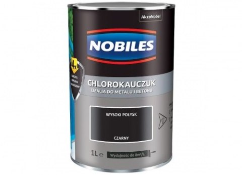 EMALIA CHLOROKAUCZUKOWA CZARNA 0.9L NOBILES EMALIA CHLOROKAUCZUKOWA CZARNA 0.9L NOBILES