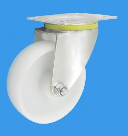 KOŁO Z TWORZYWA 125MM OBUDOWA SKRĘTNA MNIEJSZA OBUDOWA 22MB UN