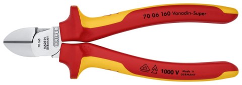 SZCZYPCE TNĄCE BOCZNE IZOLOWANE 160MM KNIPEX SZCZYPCE TNĄCE BOCZNE IZOLOWANE 160MM KNIPEX