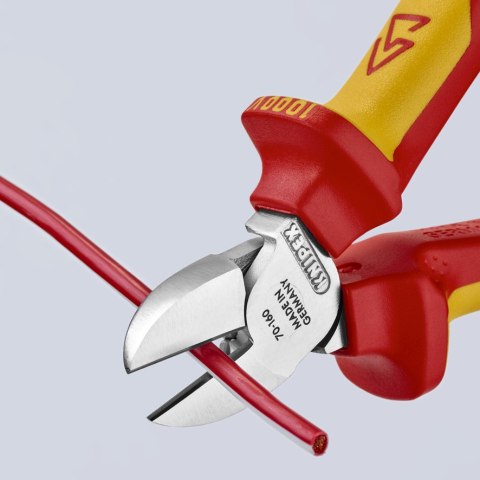 SZCZYPCE TNĄCE BOCZNE IZOLOWANE 160MM KNIPEX SZCZYPCE TNĄCE BOCZNE IZOLOWANE 160MM KNIPEX