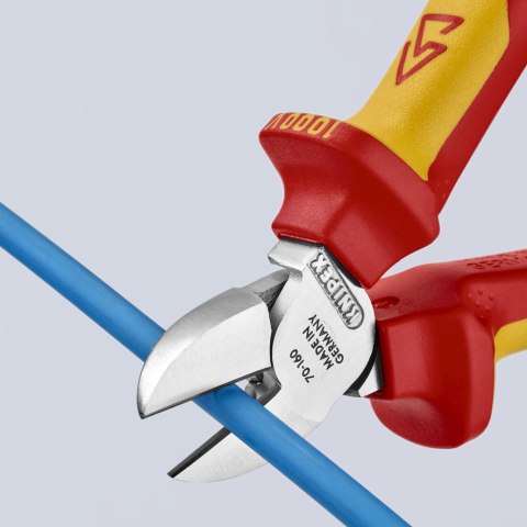 SZCZYPCE TNĄCE BOCZNE IZOLOWANE 160MM KNIPEX SZCZYPCE TNĄCE BOCZNE IZOLOWANE 160MM KNIPEX