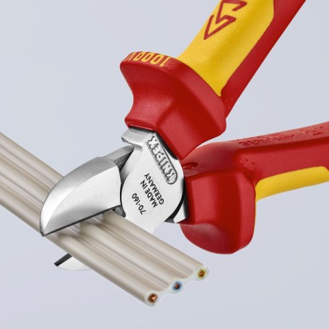 SZCZYPCE TNĄCE BOCZNE IZOLOWANE 160MM KNIPEX SZCZYPCE TNĄCE BOCZNE IZOLOWANE 160MM KNIPEX
