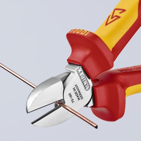 SZCZYPCE TNĄCE BOCZNE IZOLOWANE 160MM KNIPEX SZCZYPCE TNĄCE BOCZNE IZOLOWANE 160MM KNIPEX