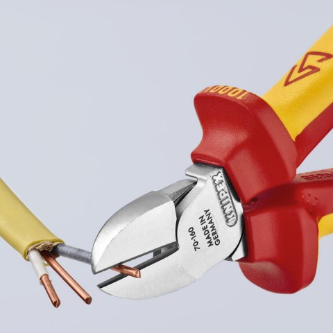 SZCZYPCE TNĄCE BOCZNE IZOLOWANE 160MM KNIPEX SZCZYPCE TNĄCE BOCZNE IZOLOWANE 160MM KNIPEX