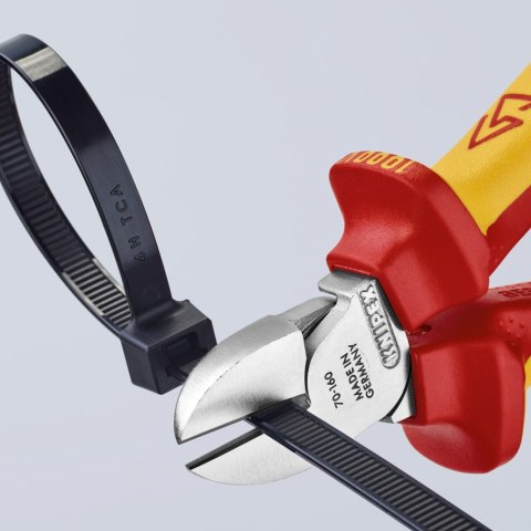 SZCZYPCE TNĄCE BOCZNE IZOLOWANE 160MM KNIPEX SZCZYPCE TNĄCE BOCZNE IZOLOWANE 160MM KNIPEX