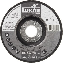 TARCZA WYPUKŁA T27 115*6.0*22 A24/30S-BF PREMIUMFLEX ROTTLUFF