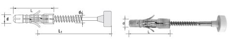 KOŁEK DO MOCOWANIA WC KPL-2SZT 10/6*80MM UN KOŁEK DO MOCOWANIA WC KPL-2SZT 10/6*80MM UN