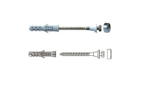 KOŁEK DO MOCOWANIA WC KPL-2SZT 10/6*80MM UN KOŁEK DO MOCOWANIA WC KPL-2SZT 10/6*80MM UN