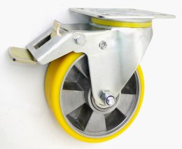 KOŁO ALUMINIUM-POLIUR. 160MM OBUDOWA SKR. WZMOC.+HAM. A45PWH UN