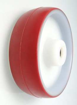 KOŁO TWORZYWO+POLIURETAN 160MM BEZ OBUDOWY 41BC+OŚKA UN