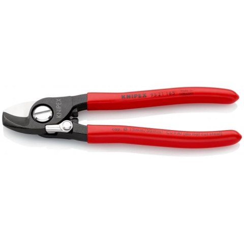 NOŻYCE DO KABLI ZE SPRĘŻYNĄ ROZWIERAJĄCĄ 165MM KNIPEX NOŻYCE DO KABLI ZE SPRĘŻYNĄ ROZWIERAJĄCĄ 165MM KNIPEX