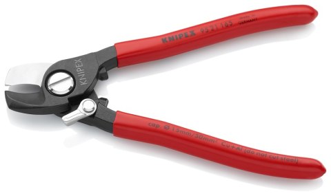 NOŻYCE DO KABLI ZE SPRĘŻYNĄ ROZWIERAJĄCĄ 165MM KNIPEX NOŻYCE DO KABLI ZE SPRĘŻYNĄ ROZWIERAJĄCĄ 165MM KNIPEX