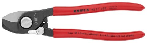 NOŻYCE DO KABLI ZE SPRĘŻYNĄ ROZWIERAJĄCĄ 165MM KNIPEX NOŻYCE DO KABLI ZE SPRĘŻYNĄ ROZWIERAJĄCĄ 165MM KNIPEX