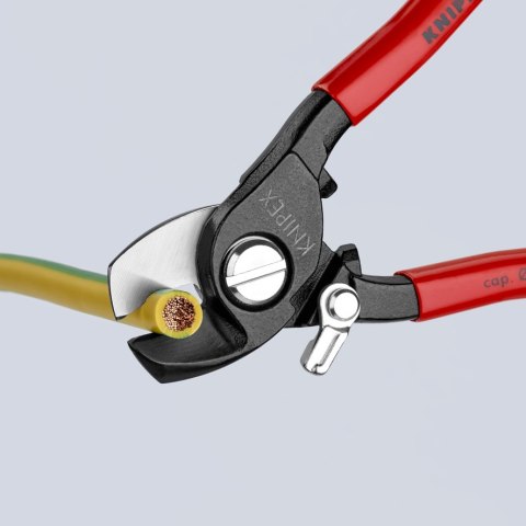 NOŻYCE DO KABLI ZE SPRĘŻYNĄ ROZWIERAJĄCĄ 165MM KNIPEX NOŻYCE DO KABLI ZE SPRĘŻYNĄ ROZWIERAJĄCĄ 165MM KNIPEX