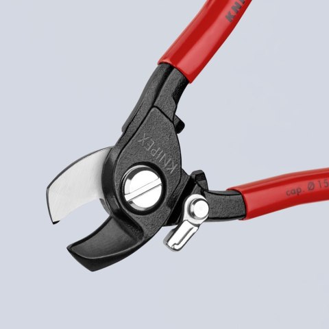NOŻYCE DO KABLI ZE SPRĘŻYNĄ ROZWIERAJĄCĄ 165MM KNIPEX NOŻYCE DO KABLI ZE SPRĘŻYNĄ ROZWIERAJĄCĄ 165MM KNIPEX