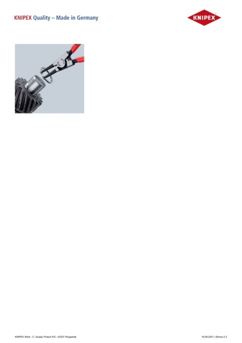 SZCZYPCE DO PIERŚCIENI SEGERA ZEWNĘTRZNYCH 140MM 10-25MM KNIPEX SZCZYPCE DO PIERŚCIENI SEGERA ZEWNĘTRZNYCH 140MM 10-25MM KNIPEX