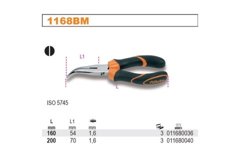 SZCZYPCE PÓŁOKRĄGŁE ODGIĘTE Q-TY BM160MM BLISTER BETA SZCZYPCE PÓŁOKRĄGŁE ODGIĘTE Q-TY BM160MM BLISTER BETA