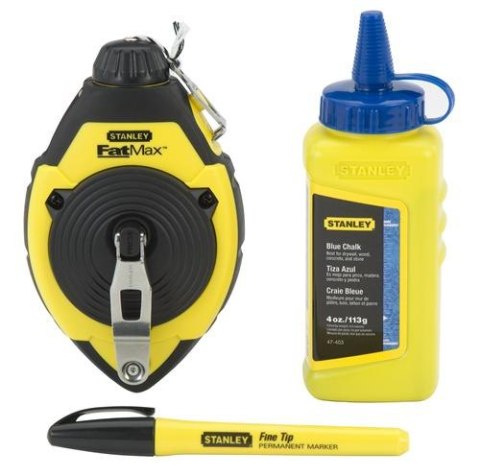 ZESTAW SZNUR TRASERSKI FATMAX + KREDA NIEB.115G + POZIOMN STANLEY ZESTAW SZNUR TRASERSKI FATMAX + KREDA NIEB.115G + POZIOMN STANLEY