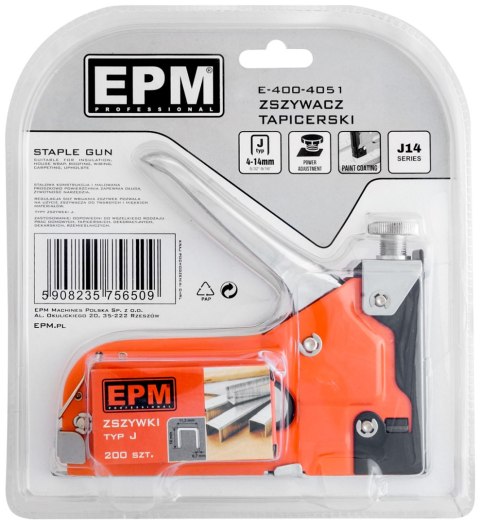 ZSZYWACZ TAPICERSKI 4MM -14MM REGULOWANY J14 EPM ZSZYWACZ TAPICERSKI 4MM -14MM REGULOWANY J14 EPM