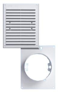 KRATKA Z WYJŚCIEM RUROWYM BIAŁA 175*175MM FI100MM UN KRATKA Z WYJŚCIEM RUROWYM BIAŁA 175*175MM FI100MM UN