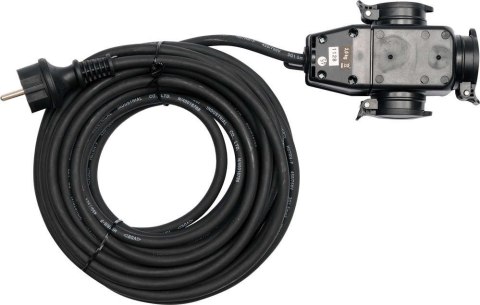 PRZEDŁUŻACZ IP44 10M 3G1.5 Z ROZDZIELACZEM YATO PRZEDŁUŻACZ IP44 10M 3G1.5 Z ROZDZIELACZEM YATO