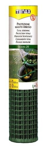 SIATKA PVC KWADRA 20 OCZKO 15MM 1.0M*50MB ZIELONA UN