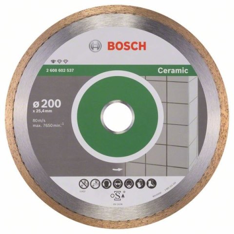 TARCZA DIAMENTOWA DO CERAMIKI CONCRETE 200/25,4 BOSCH TARCZA DIAMENTOWA DO CERAMIKI CONCRETE 200/25,4 BOSCH