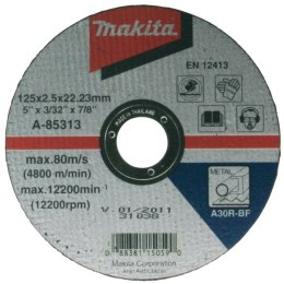 TARCZA DO METALU 125*2,5*22MM MAKITA