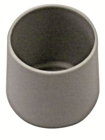 ZAŚLEPKA PLASTIKOWA DO RUR CZARNA 22MM HSI