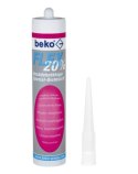 Akryl Specjalny FLEX 20% Beko 310ml Biały | Elastyczny Uszczelniacz | Do Drewna, Muru, Betonu
