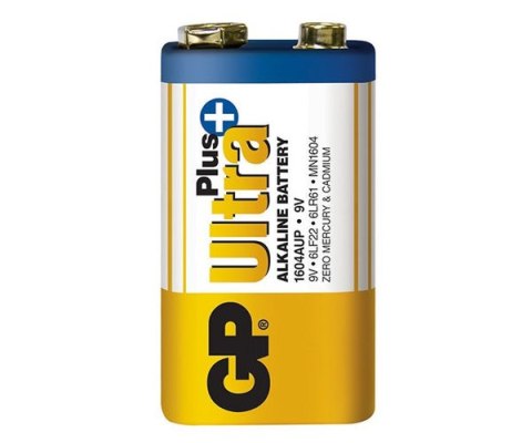 BATERIA ULTRA+ ALKALINE 9V 6LF22 GP BATTERY BATERIA ULTRA+ ALKALINE 9V 6LF22 GP BATTERY
