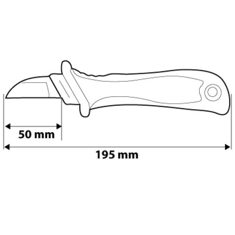 NÓŻ MONTERSKI 1000V 195MM NEO NÓŻ MONTERSKI 1000V 195MM NEO