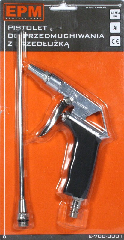 PISTOLET DO PRZEDMUCHIWANIA Z PRZEDŁUŻKĄ EPM PISTOLET DO PRZEDMUCHIWANIA Z PRZEDŁUŻKĄ EPM