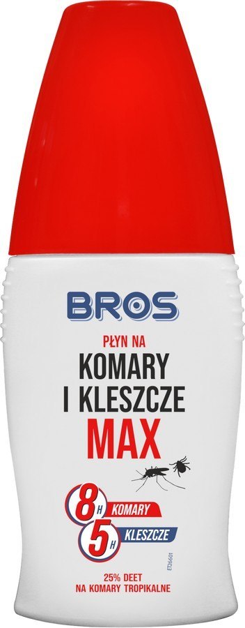 PŁYN NA KOMARY I KLESZCZE MAX 50 ML BROS PŁYN NA KOMARY I KLESZCZE MAX 50 ML BROS