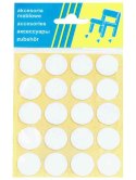 PODKŁADKA FILCOWA BLISTER BIAŁA FI 20MM - 20SZT UN