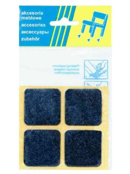 PODKŁADKA FILCOWA BLISTER BRĄZOWA 40*40MM - 4SZT UN