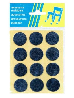PODKŁADKA FILCOWA BLISTER BRĄZOWA FI 25MM - 12SZT UN