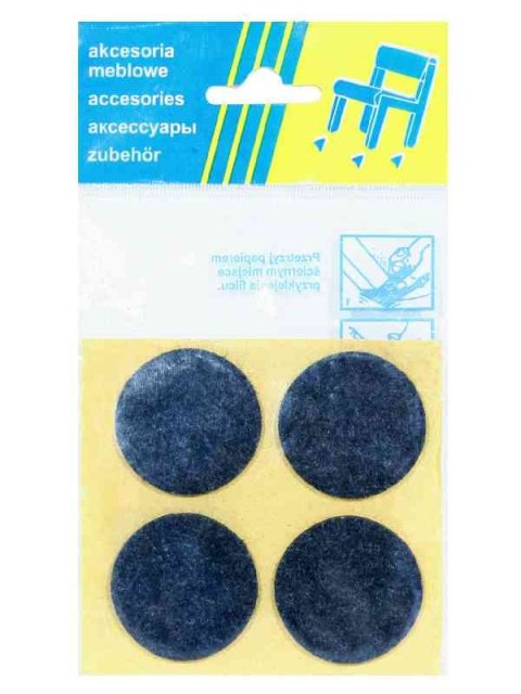 PODKŁADKA FILCOWA BLISTER CZARNA FI 40MM - 4SZT UN PODKŁADKA FILCOWA BLISTER CZARNA FI 40MM - 4SZT UN
