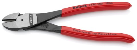 SZCZYPCE TNĄCE BOCZNE O ZWIĘKSZONYM PRZEŁOŻENIU 200MM KNIPEX SZCZYPCE TNĄCE BOCZNE O ZWIĘKSZONYM PRZEŁOŻENIU 200MM KNIPEX
