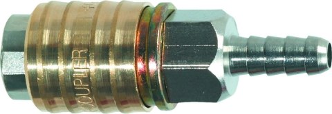 SZYBKOZŁĄCZKA DO KOMPRESORA Z WYJŚCIEM NA WĄŻ 12MM NEO SZYBKOZŁĄCZKA DO KOMPRESORA Z WYJŚCIEM NA WĄŻ 12MM NEO