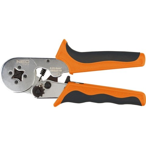 ZACISKARKA KOŃCÓWEK TULEJKOWYCH, ŚREDNICA TULEJEK 0.25-6 MM NEO ZACISKARKA KOŃCÓWEK TULEJKOWYCH, ŚREDNICA TULEJEK 0.25-6 MM NEO