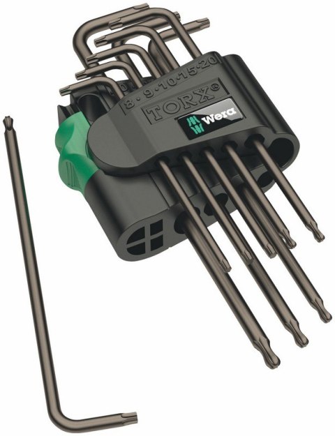 ZESTAW KLUCZY TRZPIENIOWYCH TORX BLACKLASER WERA ZESTAW KLUCZY TRZPIENIOWYCH TORX BLACKLASER WERA