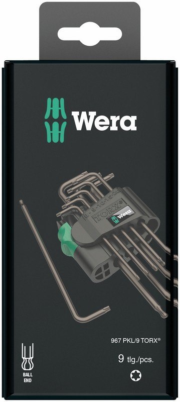 ZESTAW KLUCZY TRZPIENIOWYCH TORX BLACKLASER WERA ZESTAW KLUCZY TRZPIENIOWYCH TORX BLACKLASER WERA