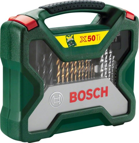 ZESTAW WIERTEŁ I BITÓW TITANIUM X-LINE 50-CZĘŚCIOWY BOSCH ZESTAW WIERTEŁ I BITÓW TITANIUM X-LINE 50-CZĘŚCIOWY BOSCH