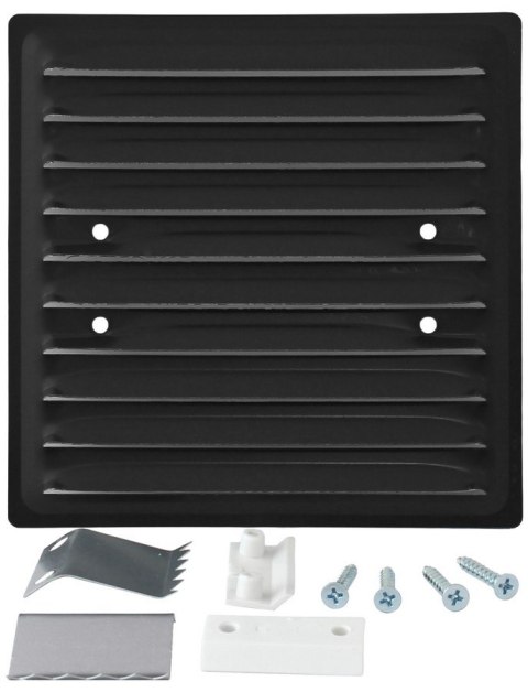 KRATKA METALOWA 150*150MM UCHWYT ROZPRĘŻNY CZARNA UN KRATKA METALOWA 150*150MM UCHWYT ROZPRĘŻNY CZARNA UN