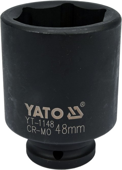 NASADKA DŁUGA UDAROWA 6-KĄTNA 3/4'' 48MM YATO NASADKA DŁUGA UDAROWA 6-KĄTNA 3/4'' 48MM YATO