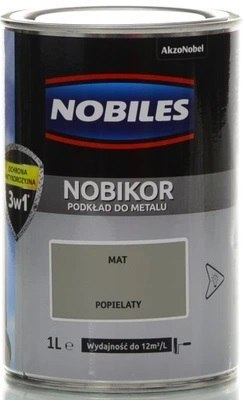 NOBILES ANTYKOROZYJNY PODKŁAD FTALOWY NOBIKOR POPIELATY 1L NOBILES NOBILES ANTYKOROZYJNY PODKŁAD FTALOWY NOBIKOR POPIELATY 1L NOBILES