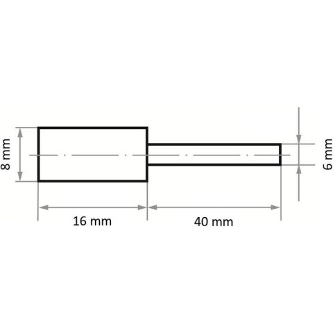 ŚCIERNICA TRZPIENIOWA 'ZY' WALCOWA P5ZY 0816.06 P.80 LUKAS ŚCIERNICA TRZPIENIOWA 'ZY' WALCOWA P5ZY 0816.06 P.80 LUKAS