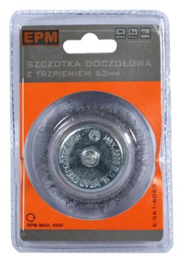 SZCZOTKA DOCZOŁOWA Z TRZPIENIEM 100MM ZN EPM