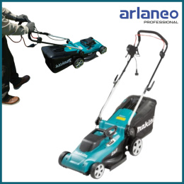 KOSIARKA ELEKTRYCZNA MAKITA 1400W 37CM KOSZ 40L DO 500m²